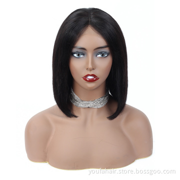 OEM Factory Wig Vendor Brazilian Virgin Human Hair 4x4 Lace Closure Short Bob Human Hair Brazilian Straight 13x4 Lace Front Wigs